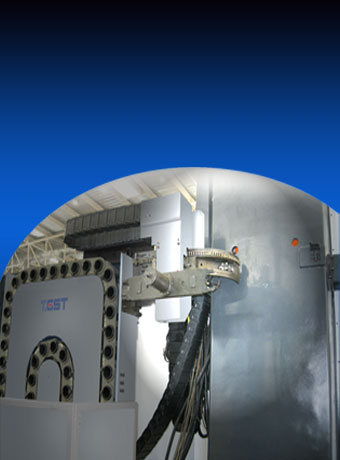 <div>有些镗床要求刀库落地安装　　　．</div>
        <div>这时候滑轨刀库可以设计为断轨形式　</div>
        <div>换刀完成后主轴与刀库分离，主轴加</div>
        <div>工与刀库选刀同时进行　　　　 　.</div>